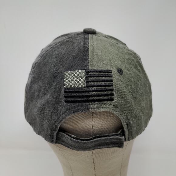 Eagle Crest U.S. Army Strapback Hat Gray OSFM Embroidered Logo - Picture 8 of 12